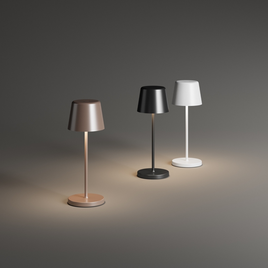 Ideal Lux - LED állítható fényerejű érintős kültéri asztali lámpa CUTE LED/2,5W/3,7V 3000 mAh USB 2200-2700K IP65 arany