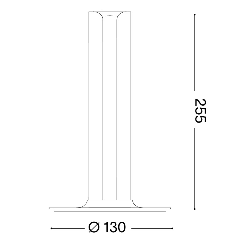 Ideal Lux - DORICA LED dimmelhető asztali lámpa LED/8W/230V CRI 90 kék