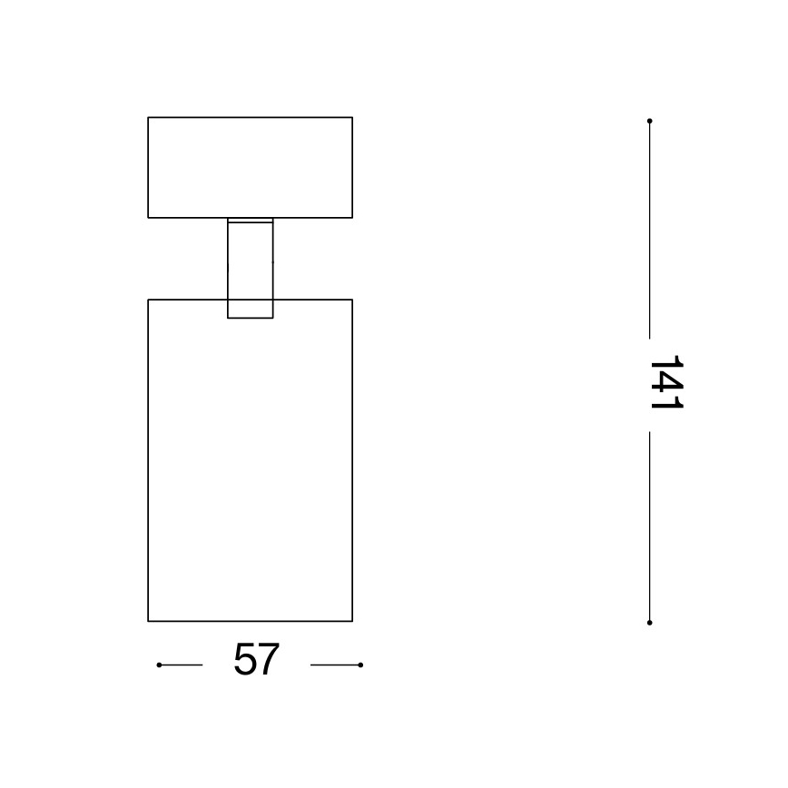 Ideal Lux - DYNAMITE LED spotlámpa 1x GU10/7W/230V, CRI 90, sárgaréz
