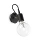 Ideal Lux - Fali lámpa 1xE27/60W/230V fekete