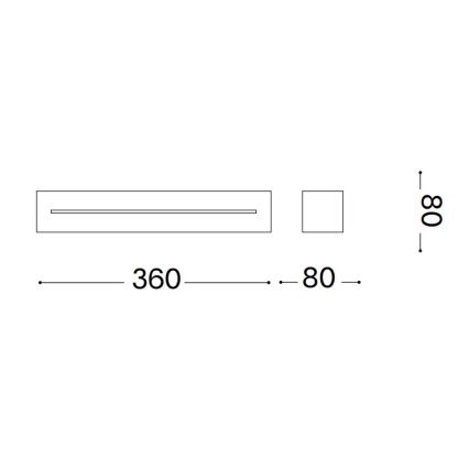 Ideal Lux - Fali lámpa 2xE14/40W/230V fehér