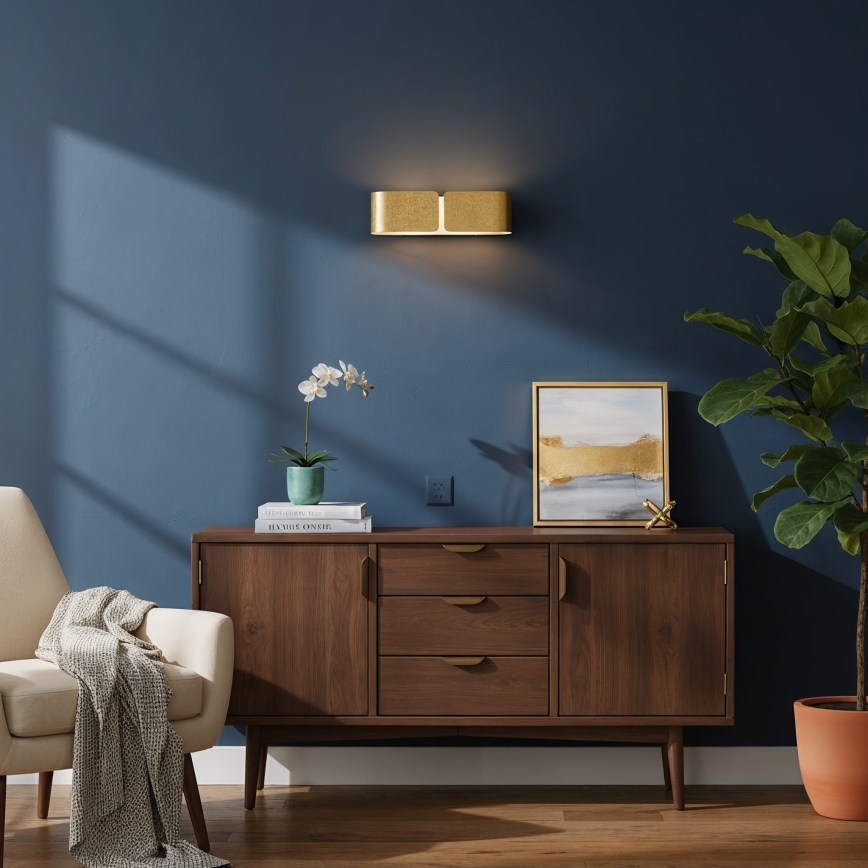 Ideal Lux - Fali lámpa CLIP 2xE27/60W/230V arany