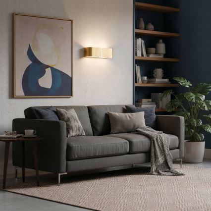 Ideal Lux - Fali lámpa CLIP 2xE27/60W/230V arany