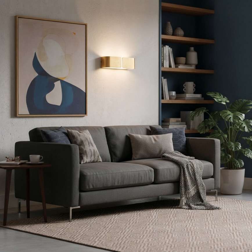 Ideal Lux - Fali lámpa CLIP 2xE27/60W/230V arany