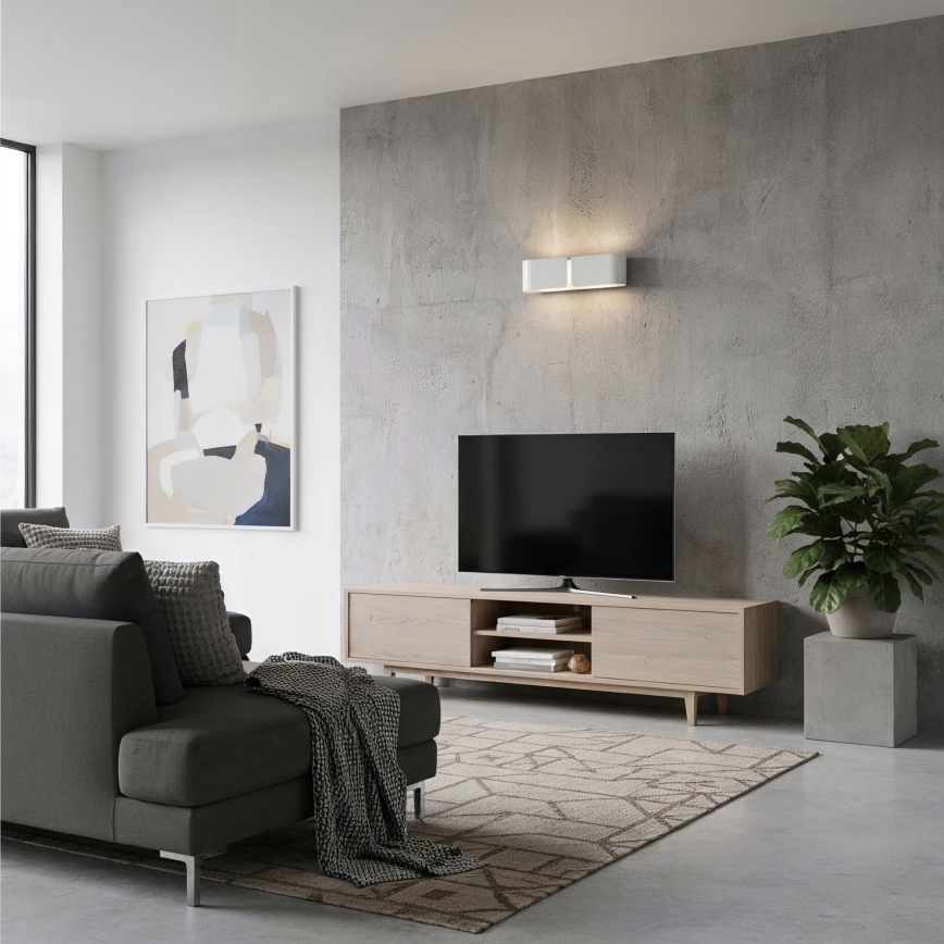 Ideal Lux - Fali lámpa CLIP 2xE27/60W/230V fehér