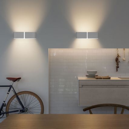 Ideal Lux - Fali lámpa CLIP 2xE27/60W/230V fehér