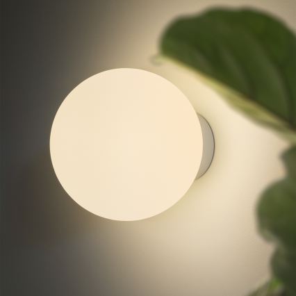 Ideal Lux - Fali lámpatest MAPA 1xE27/42W/230V átm. 20 cm fehér
