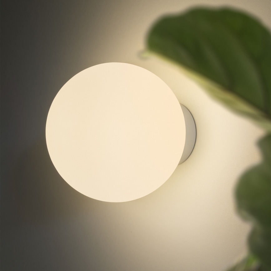 Ideal Lux - Fali lámpatest MAPA 1xE27/42W/230V átm. 20 cm fehér