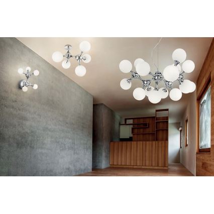 Ideal Lux 73712 - Mennyezeti lámpa NODI 5xE14/40W/230V