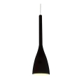 Ideal Lux - FLUT kábeles függőlámpa 1xE27/60W/230V, Ø 14,5 cm, fekete