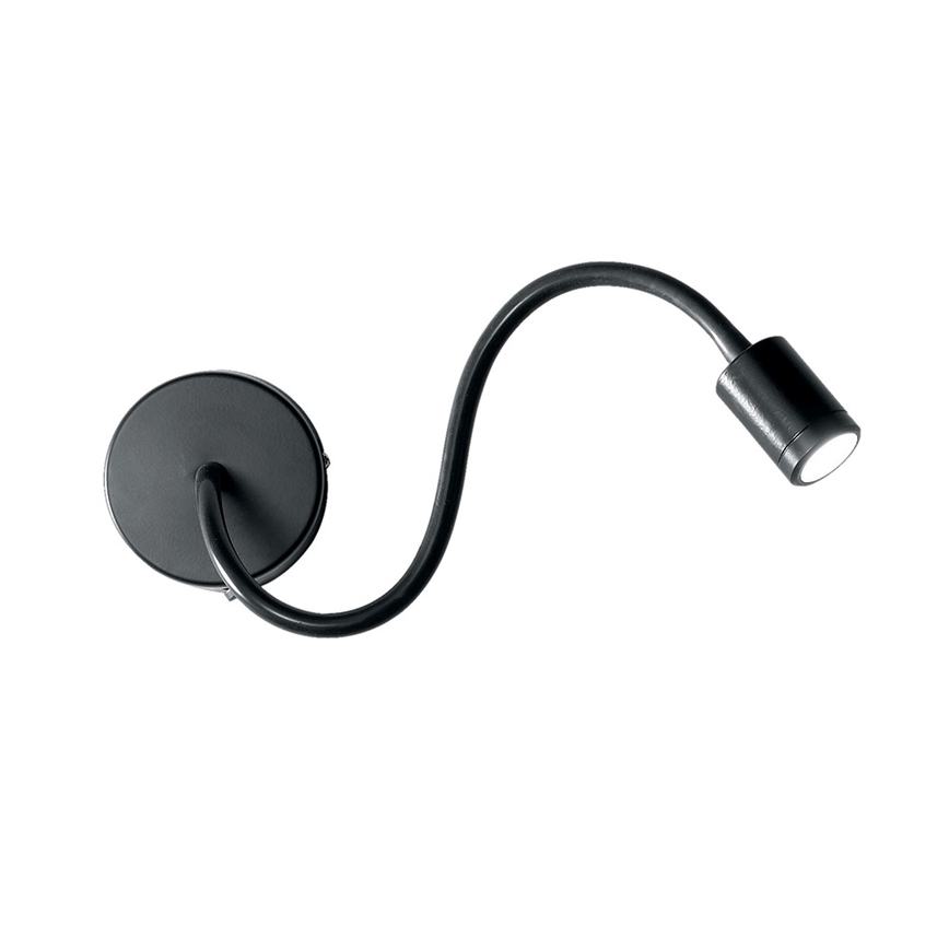 Ideal Lux - LED flexibilis olvasólámpa FOCUS LED/4W/230V CRI 90 fekete