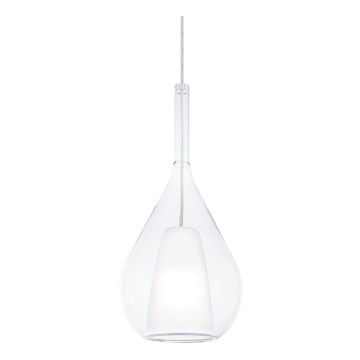 Ideal Lux - Függőlámpa kábellel KALIQUE 1xE27/42W/230V átm. 18 cm átlátszó