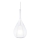 Ideal Lux - Függőlámpa kábellel KALIQUE 1xE27/42W/230V átm. 18 cm átlátszó