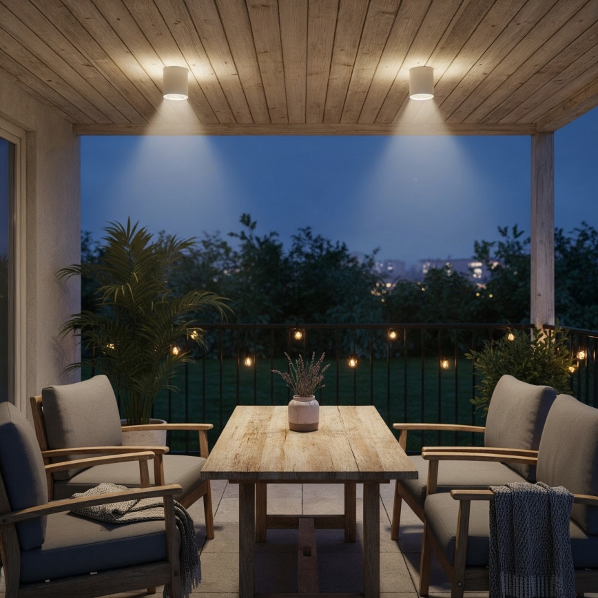 Ideal Lux - Fürdőszobai spotlámpa GUN 1xGU10/28W/230V IP44 fehér