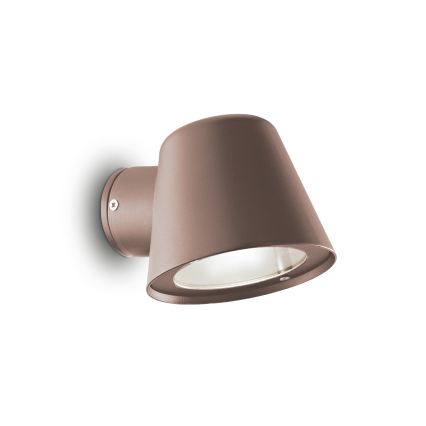Ideal Lux - GAS kültéri fali lámpatest 1xGU10/28W/230V IP43 barna