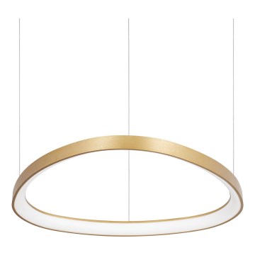 Ideal Lux - GEMINI LED kábelre függesztett csillár, 47 W, 230 V, 2700 K (meleg fehér), átm. 61 cm, CRI 90, sárgaréz