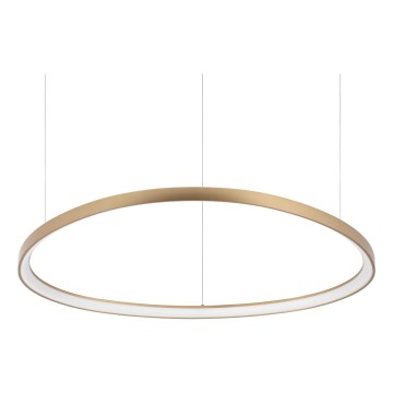 Ideal Lux - GEMINI LED kábelre függesztett csillár, 78 W, 230 V, 2700 K, átm. 105 cm, CRI 90, sárgaréz