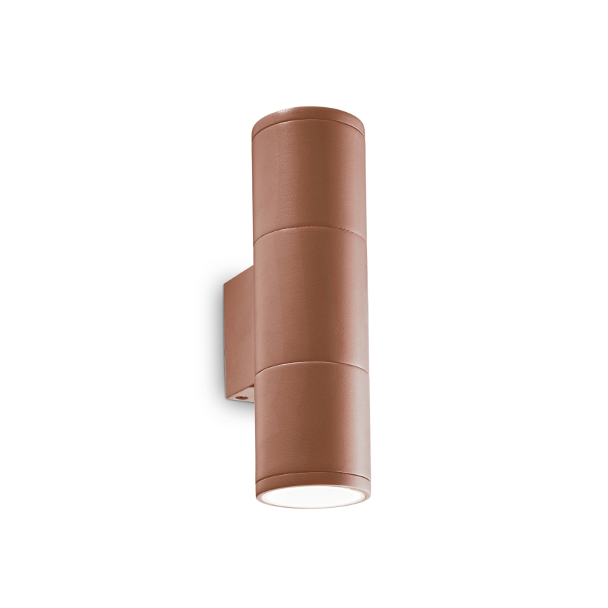 Ideal Lux - GUN kültéri fali lámpatest 1xGU10/35W/230V 21 cm IP44 barna