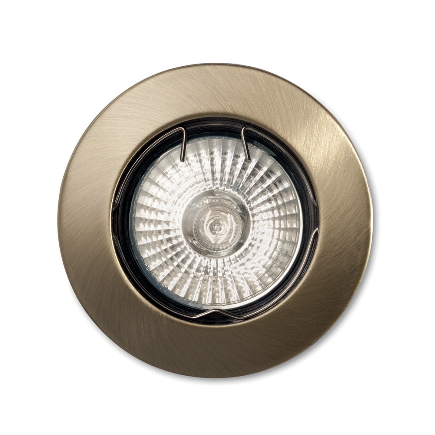 Ideal Lux - SZETT 3x süllyesztett mennyezeti lámpatest JAZZ 1xGU10/50W/230V átm. 7,7 cm bronzszínű