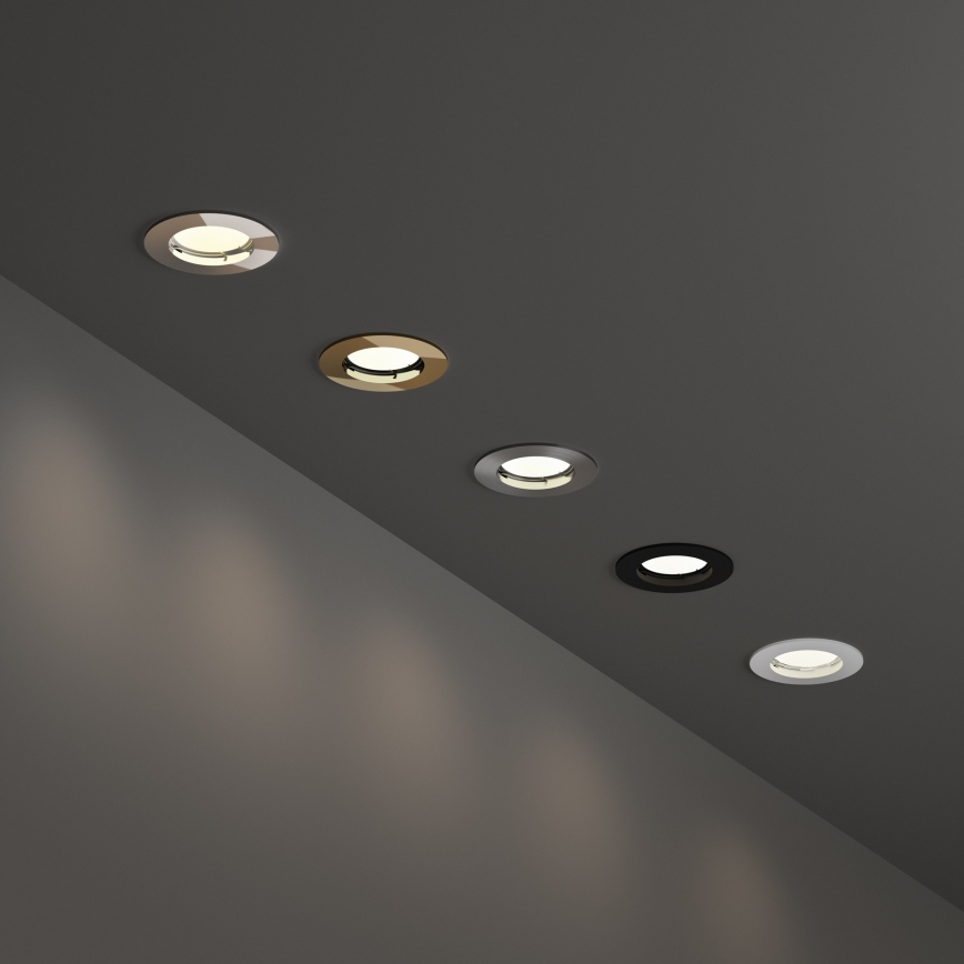 Ideal Lux - JAZZ beépíthető lámpatest 1xGU10/50W/230V Ø 7,7 cm fényes króm