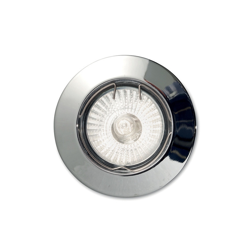 Ideal Lux - JAZZ beépíthető lámpatest 1xGU10/50W/230V Ø 7,7 cm fényes króm