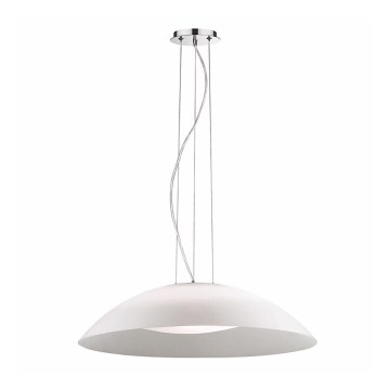 Ideal Lux - Kábeles csillár 3xE27/60W/230V átm. 64 cm fehér