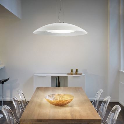 Ideal Lux - Kábeles csillár 3xE27/60W/230V átm. 64 cm fehér