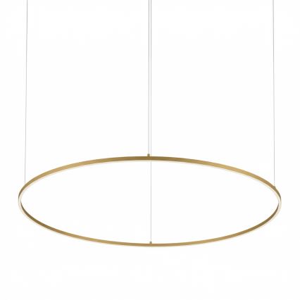 Ideal Lux - ORACLE SLIM LED kábeles csillár/29W/230V 4000K CRI 90 átm. 50 cm arany