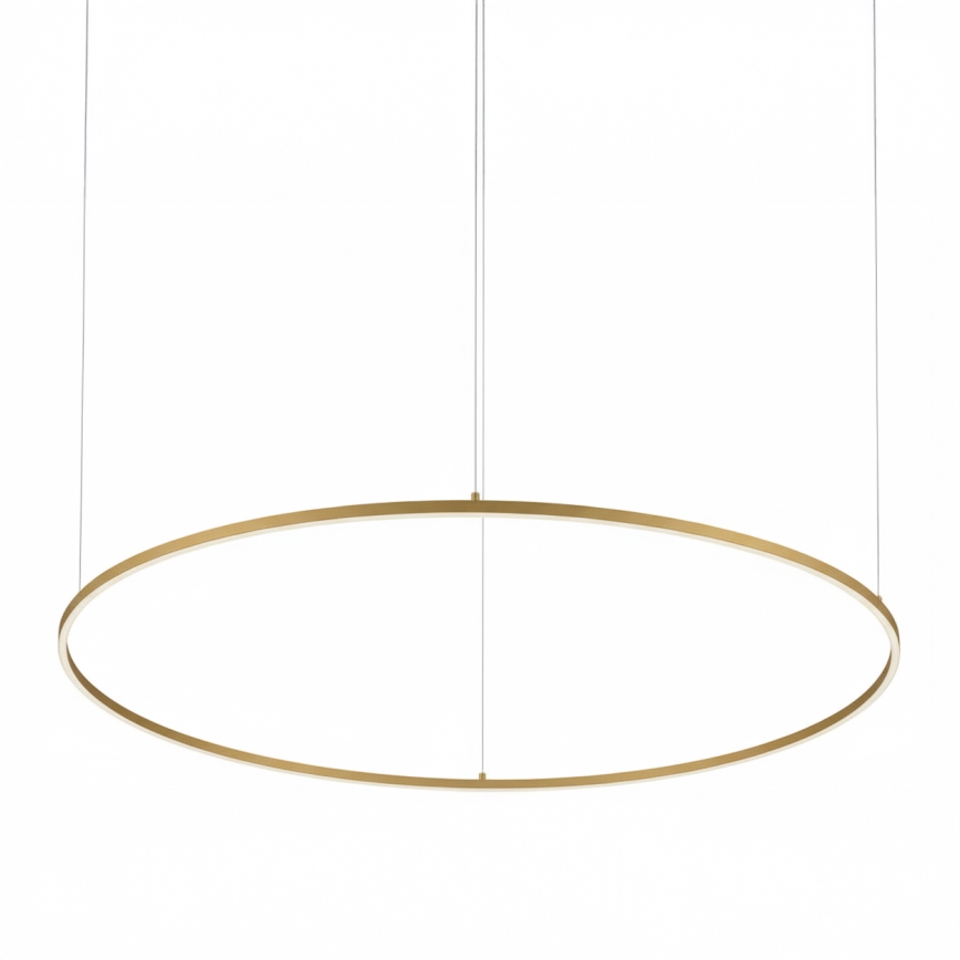 Ideal Lux - ORACLE SLIM LED kábeles csillár/29W/230V 4000K CRI 90 átm. 50 cm arany