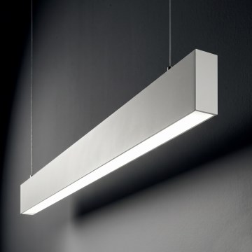 Ideal Lux - kábeles LED csillár STEEL LED/29W/230V 3000K CRI 90 120 cm fehér