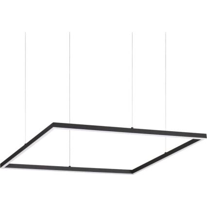 Ideal Lux - kábelre függesztett LED csillár ORACLE SLIM LED/44W/230V 3000K CRI 90 70x70 cm fekete