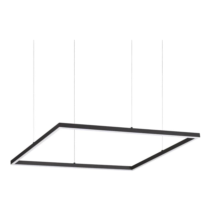 Ideal Lux - kábelre függesztett LED csillár ORACLE SLIM LED/44W/230V 3000K CRI 90 70x70 cm fekete
