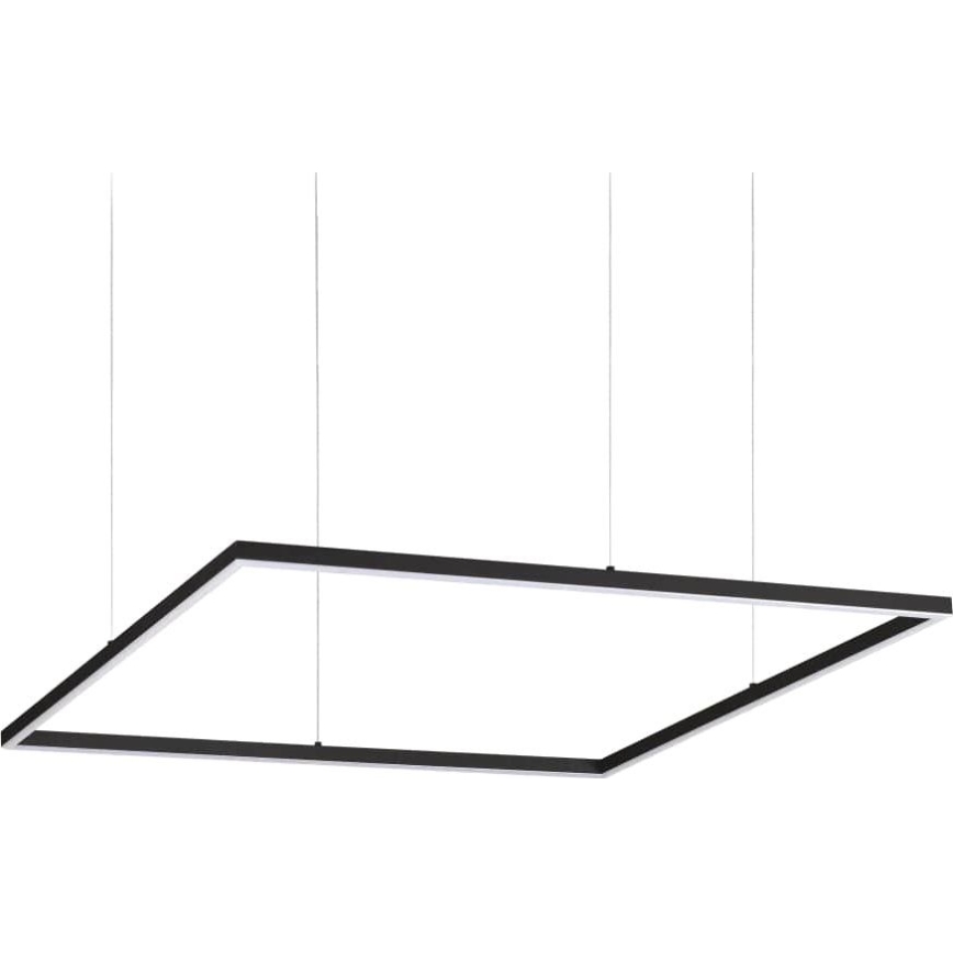 Ideal Lux - ORACLE SLIM LED függeszték kábelen LED/53W/230V 3000K CRI 90 90x90 cm fekete