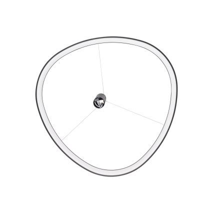 Ideal Lux - LED csillár kábelen GEMINI LED/36W/230V 2700K Ø 42,5 cm CRI 90 fekete