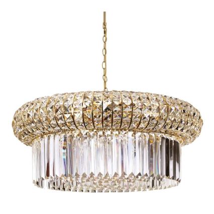 Ideal Lux - Kristály csillár láncon NABUCCO 16xE14/40W/230V átm. 70 cm arany