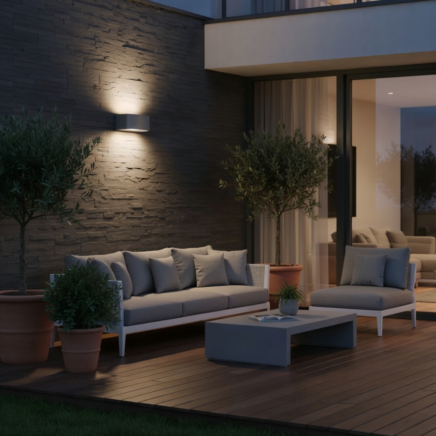 Ideal Lux - Kültéri fali lámpa ANDROMEDA 1xE27/60W/230V IP55 antracit