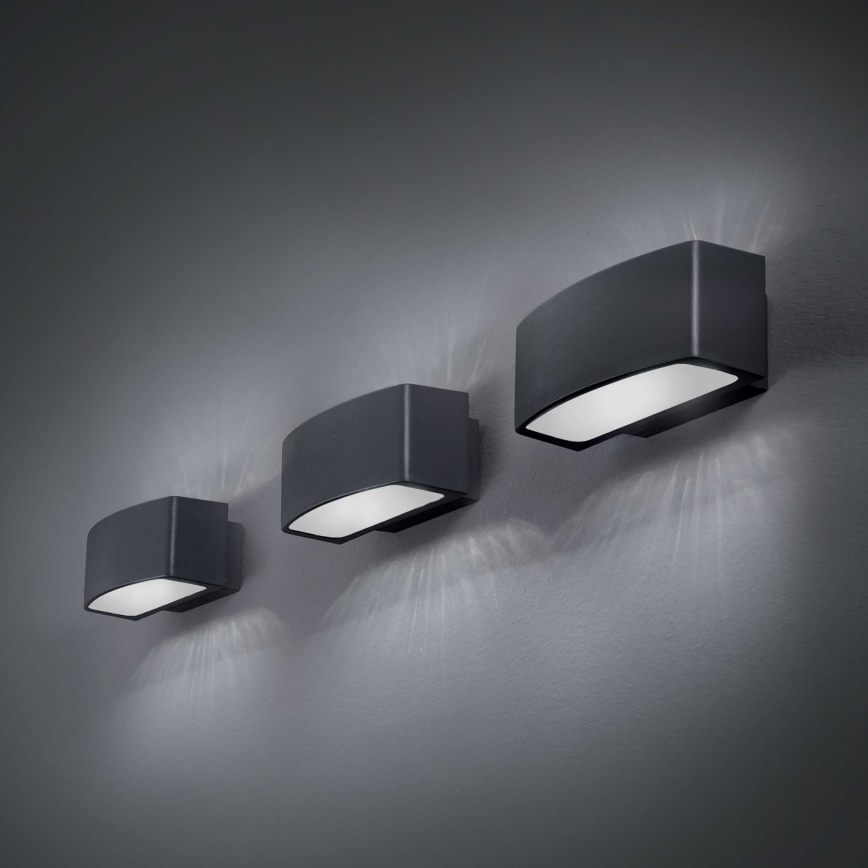 Ideal Lux - Kültéri fali lámpa ANDROMEDA 1xE27/60W/230V IP55 fekete