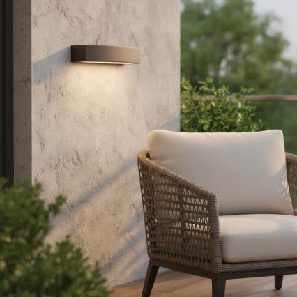 Ideal Lux - Kültéri fali lámpa ANDROMEDA 2xE27/60W/230V IP55 barna
