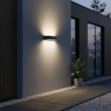 Ideal Lux - Kültéri fali lámpa ANDROMEDA 2xE27/60W/230V IP55 barna