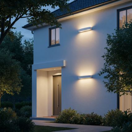 Ideal Lux - Kültéri fali lámpa ANDROMEDA 2xE27/60W/230V IP55 fehér