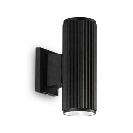 Ideal Lux - Kültéri fali lámpa BASE 2xGU10/28W/230V IP44 fekete
