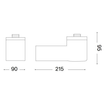 Ideal Lux - kültéri fali lámpa CLIO 1xE27/42W/230V IP44 antracit