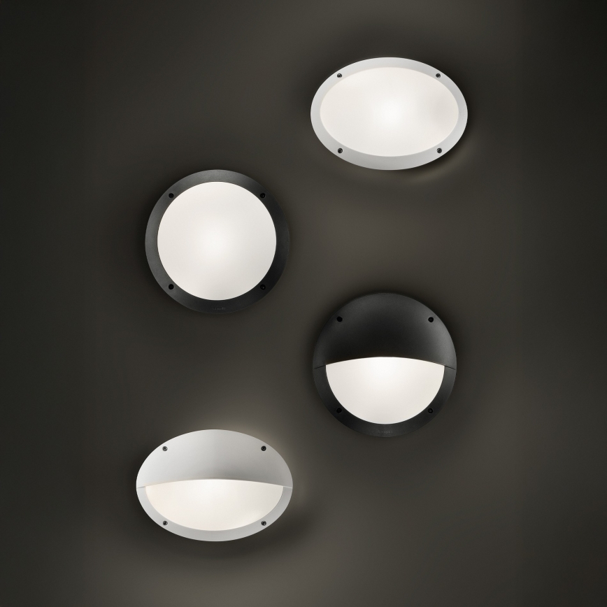 Ideal Lux - Kültéri fali lámpa LUCIA 1xE27/23W/230V IP66 fekete