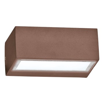 Ideal Lux - Kültéri fali lámpa TWIN 1xG9/28W/230V IP44 barna