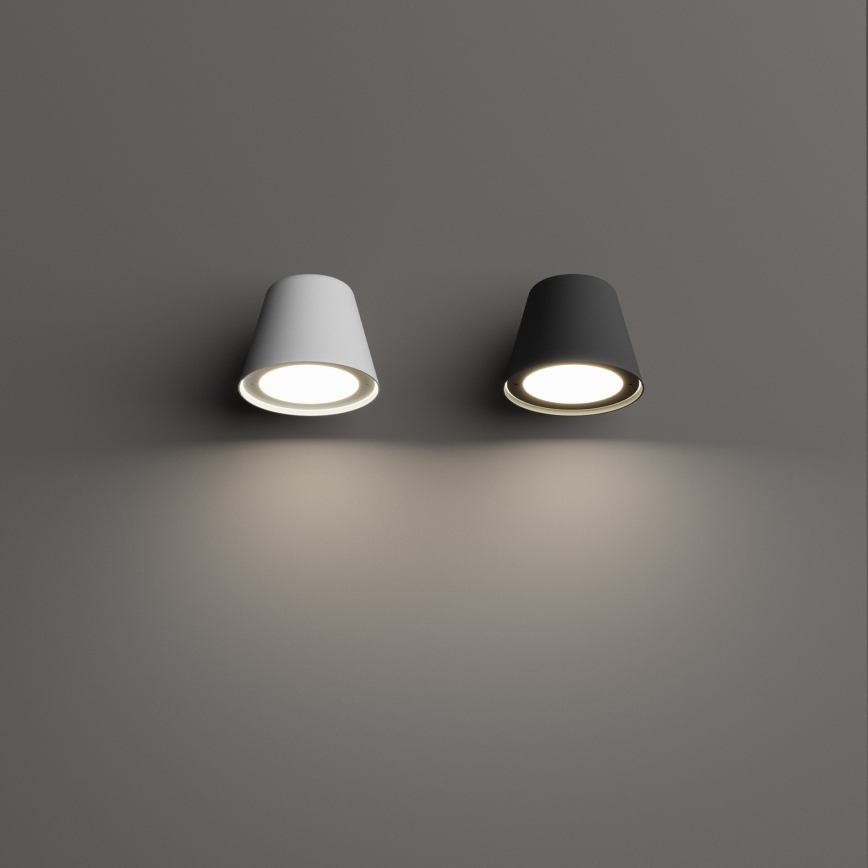 Ideal Lux - Kültéri fali lámpatest GAS 1xGU10/28W/230V IP43 antracit
