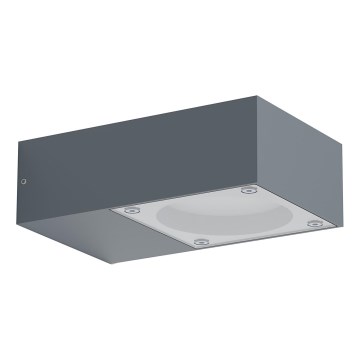 Ideal Lux - Kültéri fali lámpatest SIRIO 1xGX53/9W/230V IP65 antracit