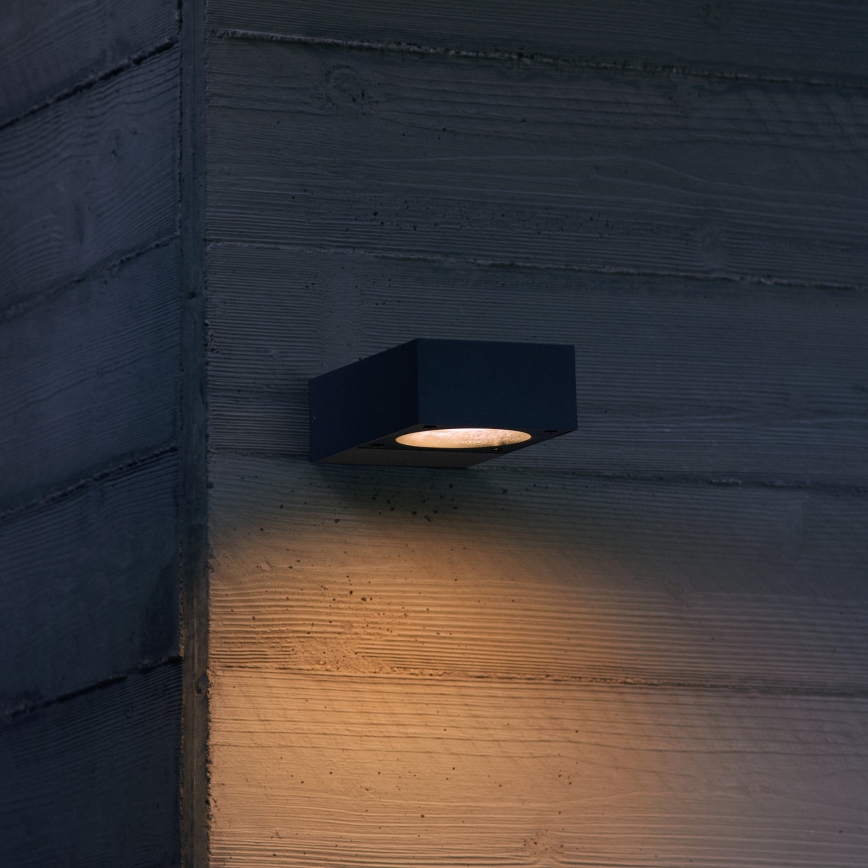 Ideal Lux - Kültéri fali lámpatest SIRIO 1xGX53/9W/230V IP65 antracit