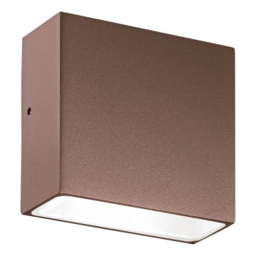 Ideal Lux - Kültéri fali lámpatest TETRIS 1xG9/15W/230V IP44 barna