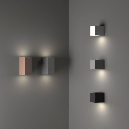Ideal Lux - Kültéri fali lámpatest UP 1xG9/15W/230V IP44 antracit