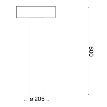 Ideal Lux - Kültéri lámpa 4xG9/15W/230V 60 cm IP44 antracit